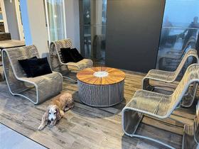 Conjunto Poltrona Rennes + Puff Extensível by DeckDecor