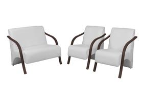 Conjunto Poltronas Vênus 1 Dois Lugares 2 Um Lugar Braços em Madeira 1 Namoradeira 2 de um Lugar D Salla Tecido Sintético Conjunto Poltronas Vênus 1 Dois Lugares 2 Um Lugar Braços em Madeira 1 Namoradeira 2 de um Lugar D Salla Tecido Sintético