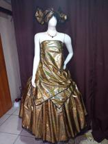 Conjunto Pomba Gira / Cigana Saia Double Face Umbanda Candomble Roupa de Santo tamanho unico Conjunto Pomba Gira / Cigana Saia Double Face Umbanda Candomble Roupa de Santo tamanho unico