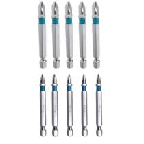 Conjunto Ponta Bit PH1 50mm + PH1 70mm Ponteira Magnética Kit 10 peças Parafusadeira imã Gross Conjunto Ponta Bit PH1 50mm + PH1 70mm Ponteira Magnética Kit 10 peças Parafusadeira imã Gross