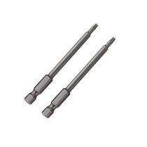Conjunto Ponta Bits Hexalobular 75MM 1/4" T20 2pçs 111-0019 Makita