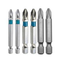 Conjunto Ponta Bits PH1 + PH2 + PH3 50mm Kit 6 Peças Ponteira Parafusadeira Gross Conjunto Ponta Bits PH1 + PH2 + PH3 50mm Kit 6 Peças Ponteira Parafusadeira Gross