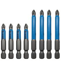 Conjunto Ponta Bits PH2 50mm + 70mm XL Magnética Ponteira Aço cromo Max Kit 8 peças