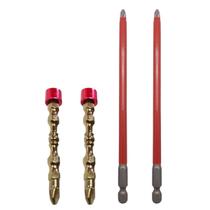 Conjunto Ponta Bits PH2 65mm + 150mm Dupla torção limitador removível Adaptador furadeira parafusadeira haste longa Conjunto Ponta Bits PH2 65mm + 150mm Dupla torção limitador removível Adaptador furadeira parafusadeira haste longa