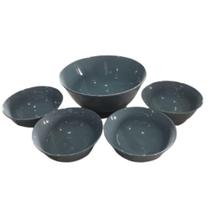 Conjunto Porcelana 5 Peças Portugal Saladeira Tigela Bowls Conjunto Porcelana 5 Peças Portugal Saladeira Tigela Bowls
