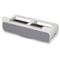 Conjunto Porta Condimentos Preto Com Suporte Autoadesivo - 6 Unidades