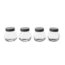 Conjunto Pote Condimento Vidro 4 Peças - D1220 - DOLCE HOME Conjunto Pote Condimento Vidro 4 Peças - D1220 - DOLCE HOME