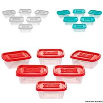 Conjunto Pote Mantimentos Multiuso 6 Peças C/ Tampa Jaguar - FMSP Conjunto Pote Mantimentos Multiuso 6 Peças C/ Tampa Jaguar - FMSP