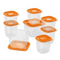 Conjunto potes continental plastico laranja 08und 41046088 - Electrolux