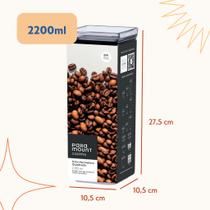 Conjunto Potes Organizadores Herméticos Empilháveis Acrílico Armazenamento Conservação de Alimentos Conjunto Potes Organizadores Herméticos Empilháveis Acrílico Armazenamento Conservação de Alimentos