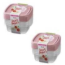 Conjunto Potes Plásticos Leve 10 Pague 8 Sanremo 530ml Conjunto Potes Plásticos Leve 10 Pague 8 Sanremo 530ml