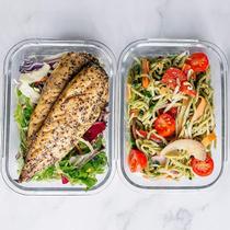 Conjunto Potes Retangular Hermético 640ml Microondas Vidro Resistente A Variações De Temperatura Marmita Pote Freezer Conjunto Potes Retangular Hermético 640ml Microondas Vidro Resistente A Variações De Temperatura Marmita Pote Freezer