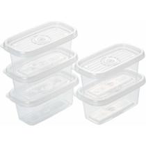 Conjunto Potes Retangulares c/ 05 Peças