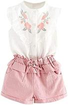 Conjunto pra menina short e blusa
