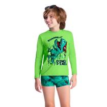 Conjunto Praia Camiseta Sunga T-Rex DRY UV 50+BG Conjunto Praia Camiseta Sunga T-Rex DRY UV 50+BG