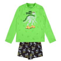 Conjunto Praia e Piscina Menino BGR Camiseta e Sunga Boxer