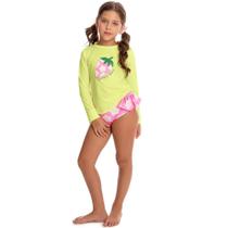 Conjunto Praia Infantil Menina Moranguinho - By Gus