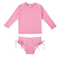 Conjunto Praia Infantil Proteção UV em Lycra Trabalhada Rosa Tip Top Conjunto Praia Infantil Proteção UV em Lycra Trabalhada Rosa Tip Top