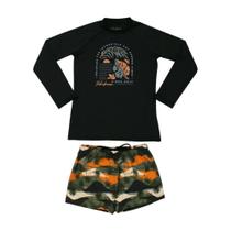 Conjunto Praia Manga Longa Proteção Uv50+ Kamylus Conjunto Praia Manga Longa Proteção Uv50+ Kamylus