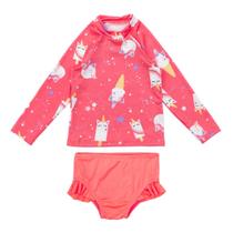 Conjunto Praia Menina Biquíni C/ Proteção Solar Uv Infantil Conjunto Praia Menina Biquíni C/ Proteção Solar Uv Infantil