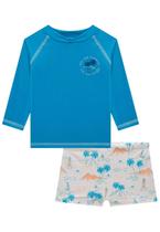 Conjunto Praia Sunga Blusa Proteção UV Menino Lucboo Conjunto Praia Sunga Blusa Proteção UV Menino Lucboo