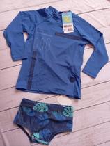 Conjunto Praia Uv50+ menina e menino infantil juvenil