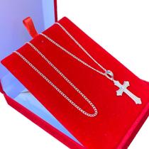 Conjunto Prata Masculina 60cm e Pulseira Italiana + Pingente Conjunto Prata Masculina 60cm e Pulseira Italiana + Pingente