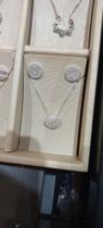 Conjunto prata pedras Lara
