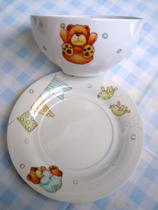 Conjunto prato e tijelinha