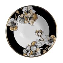 Conjunto Prato Fundo Minimalist Filete Ouro C/6Pçs Alleanza