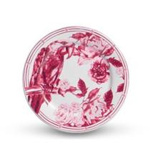 Conjunto prato raso arara floral rosa scalla 28cm