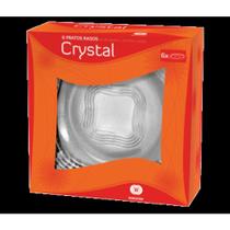 Conjunto Prato Rasos de Vidro Crystal - 6 peças (0275) - Wheaton