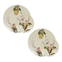 Conjunto Pratos De Melamina Plástico Resistente 22cm e 28cm