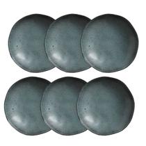 Conjunto Pratos Fundo Orgânico Petroleum 1 Classificação Porto Brasil 6pcs