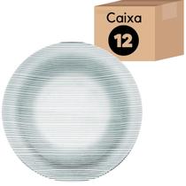 Conjunto Pratos Fundos Duralex Diamante Nadir 12 Unidades