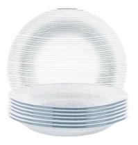 Conjunto Pratos Fundos Duralex Diamante Nadir 6 Unidades Conjunto Pratos Fundos Duralex Diamante Nadir 6 Unidades