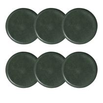 Conjunto Pratos Raso Bio Greenery 1 Classificação Porto Brasil 6pcs