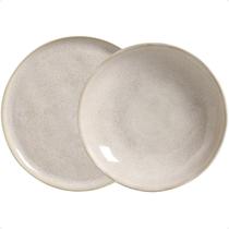 Conjunto Pratos Raso e Fundo Bio Latte 1 Classificação Porto Brasil 12pcs
