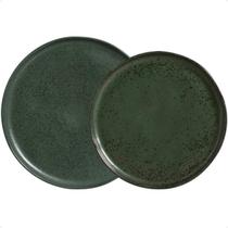 Conjunto Pratos Raso e Sobremesa Bio Greenery Porto Brasil 12pcs