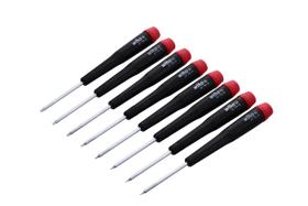 Conjunto Precision Torx Wiha 26791 T1-T8 de 8 peças (vermelho/preto)