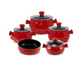 Conjunto Premiere Joy 5 Peças Pomodoro Ceraflame