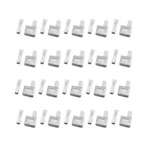 Conjunto Premium De 20 Peças De Cabeçotes De Zíper De Metal Duráveis E Suaves Para Reparos DIY Em