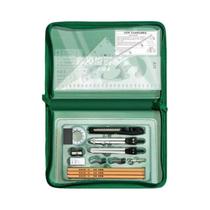 Conjunto Premium De Desenho Técnico E CAD: Compasso, Transferidor, Régua Reta E Régua Paralela Conjunto Premium De Desenho Técnico E CAD: Compasso, Transferidor, Régua Reta E Régua Paralela