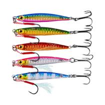 Conjunto Premium De Iscas Artificiais Para Pesca Em Água Salgada, 5 Peças, Ação Lenta Realista, Conjunto Premium De Iscas Artificiais Para Pesca Em Água Salgada, 5 Peças, Ação Lenta Realista,