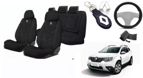 Conjunto Premium Personalizado Duster 2017-2024 + Volante + Chaveiro Tecido