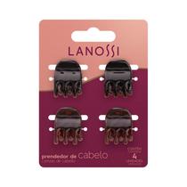 Conjunto Presilha P/ Cabelo Piranha 4 Unidades - Lanossi Conjunto Presilha P/ Cabelo Piranha 4 Unidades - Lanossi