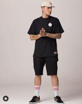 Conjunto preto com bone five crazy