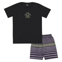 Conjunto Preto Juvenil Pulla Bulla Menino - 53568-51 Conjunto Preto Juvenil Pulla Bulla Menino - 53568-51
