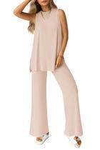 Conjunto PRETTYGARDEN 2025: Regata e Calça Casual de Verão