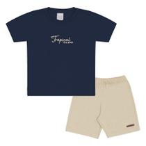 Conjunto Primeiros Passos Menino - Marinho - 52269-58 Conjunto Primeiros Passos Menino - Marinho - 52269-58